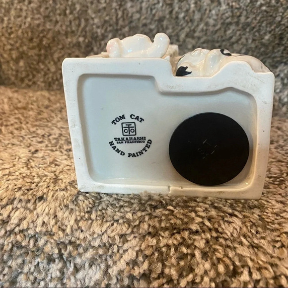 TAKAHASHI Tom Cat Hand Painted Piggy Bank - Picture 5 of 7